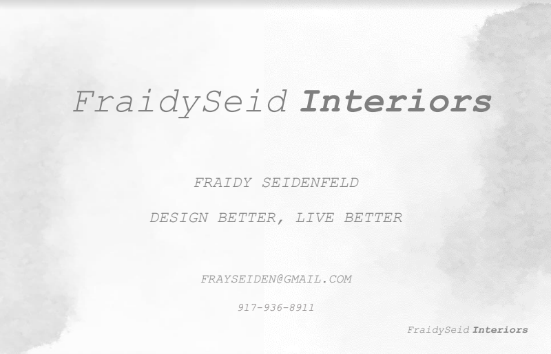 Fraidy Seidenfeld Portfolio
