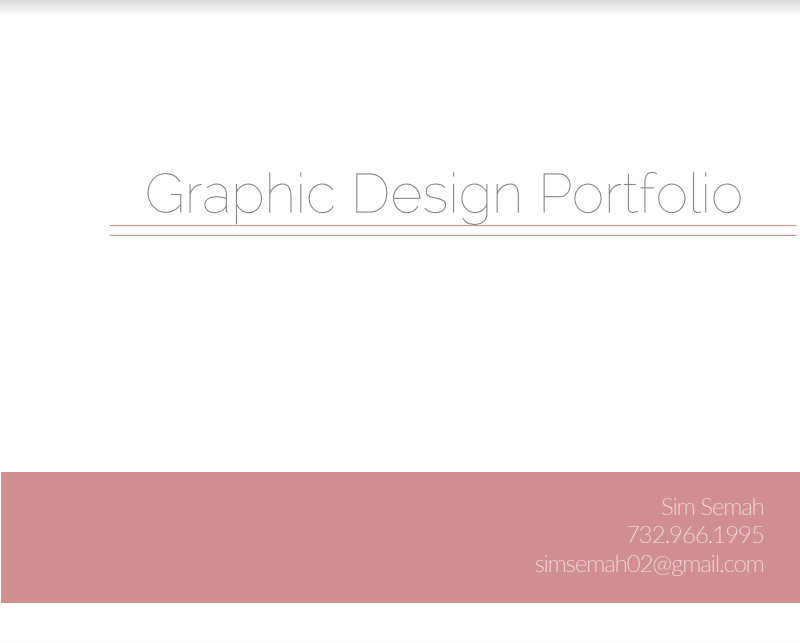 Sim Semah Portfolio